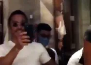 Yine Nusret Gökçe yine olay! Nusrete twerk dansı yapan kadın sevgilisine yakalandı