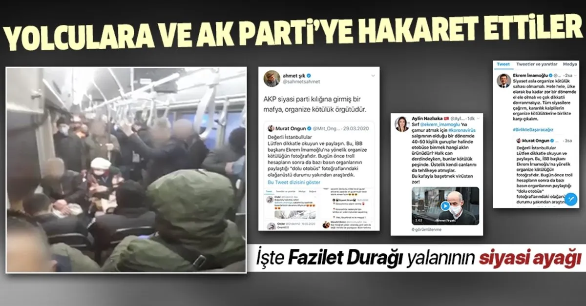 İşte Fazilet Durağı yalanının siyasi ayağı - Takvim