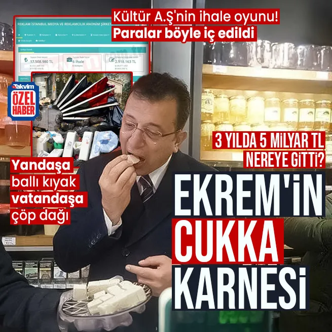 CHPli İBBden konser ve etkinliklere 3 yılda 5 milyar TL! Kültür A.Şnin akçeli ihale oyunu... Yandaşa ballı kıyak vatandaşa çöp dağı