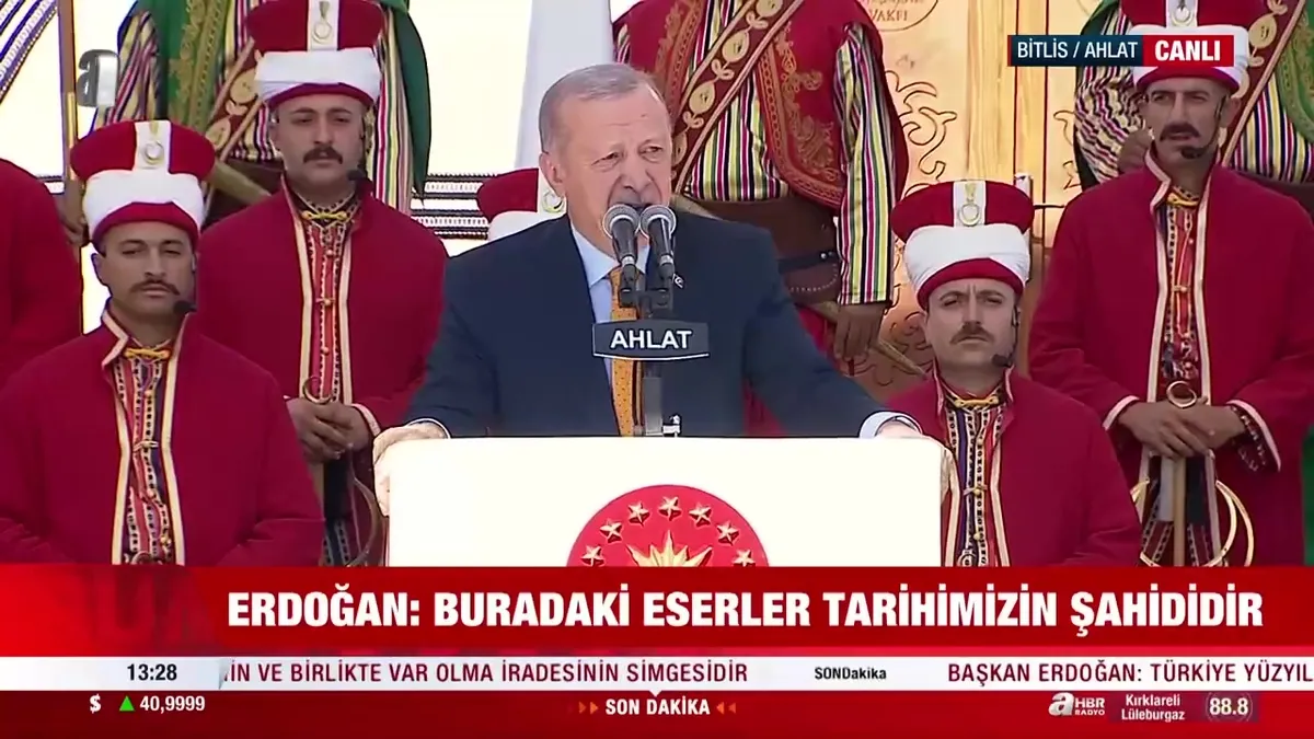 Başkan Erdoğan: Ahlat Kızılema'nın anahtarıdır