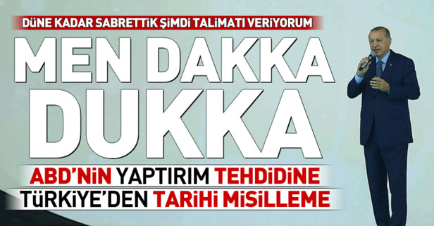 Başkan Erdoğan talimatı verdi! ABDli iki bakanın mal varlıkları donduruldu