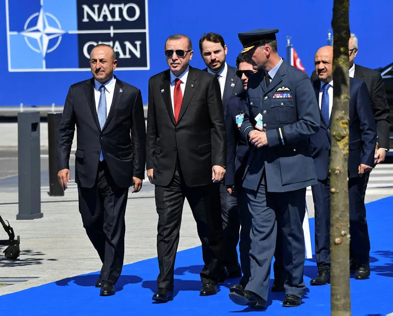 Cumhurbaşkanı Erdoğan, NATO karargahında
