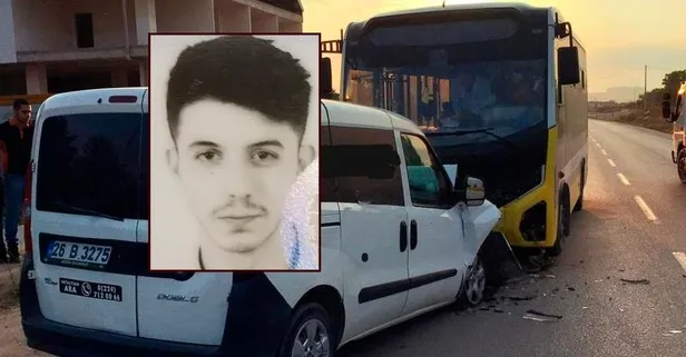 Özel halk otobüsü ile hafif ticari araç kafa kafaya çarpıştı: 1 ölü! Annenin feryadı yürekleri dağladı