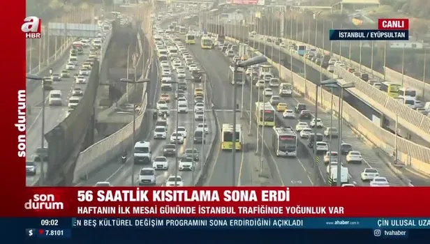 15 Temmuz Şehitler Köprüsü'nde trafik yoğunluğu