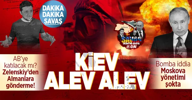 Dakika dakika Rusya-Ukrayna savaşı | Rusya'dan bomba iddia: ABD Ukrayna'da biyolojik silah üretiyor! Kiev'de büyük yangın...