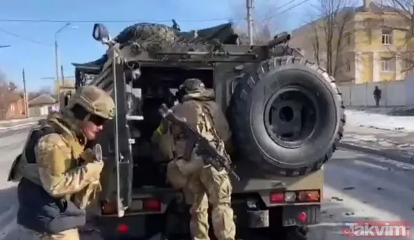 Harkov'da bombardıman devam ediyor! Ukraynalı ve Rus askerler böyle çatıştı - 5