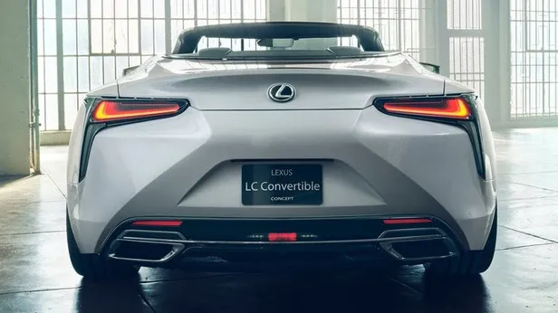 Lexus üstü açılabilir 2019 LC Convertible Concept'i tanıttı-1