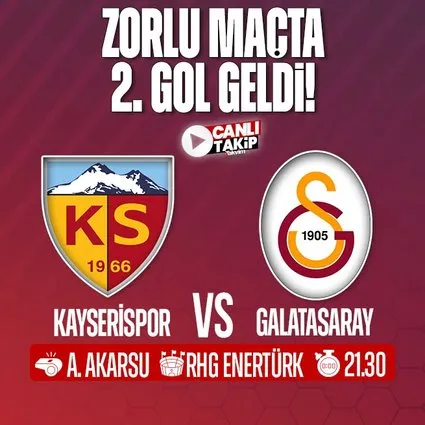 Kayserispor - Galatasaray | CANLI