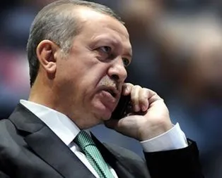 Erdoğan’dan taziye telefonu