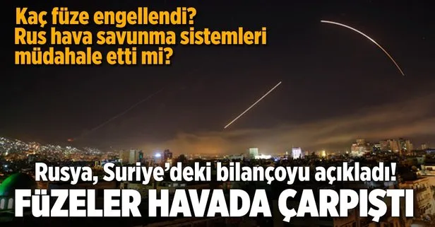 Rusya, Suriye'deki bilançoyu açıkladı!
