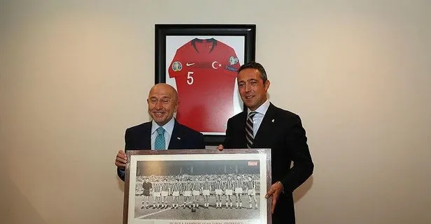 Fenerbahçe Başkanı Ali Koç’tan TFF Başkanı Nihat Özdemir’e ziyaret