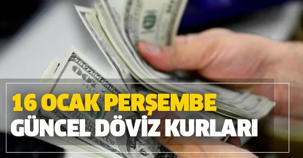 Dolar son dakika düşüşte! 16 Ocak euro ve dolar ne kadar, kaç TL oldu? Güncel döviz kurları-1