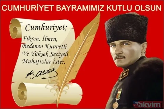Resimli 29 Ekim Cumhuriyet Bayramı mesajları! Cumhuriyet Bayramı'nın 95'inci yıl dönümü kutlu olsun - 10