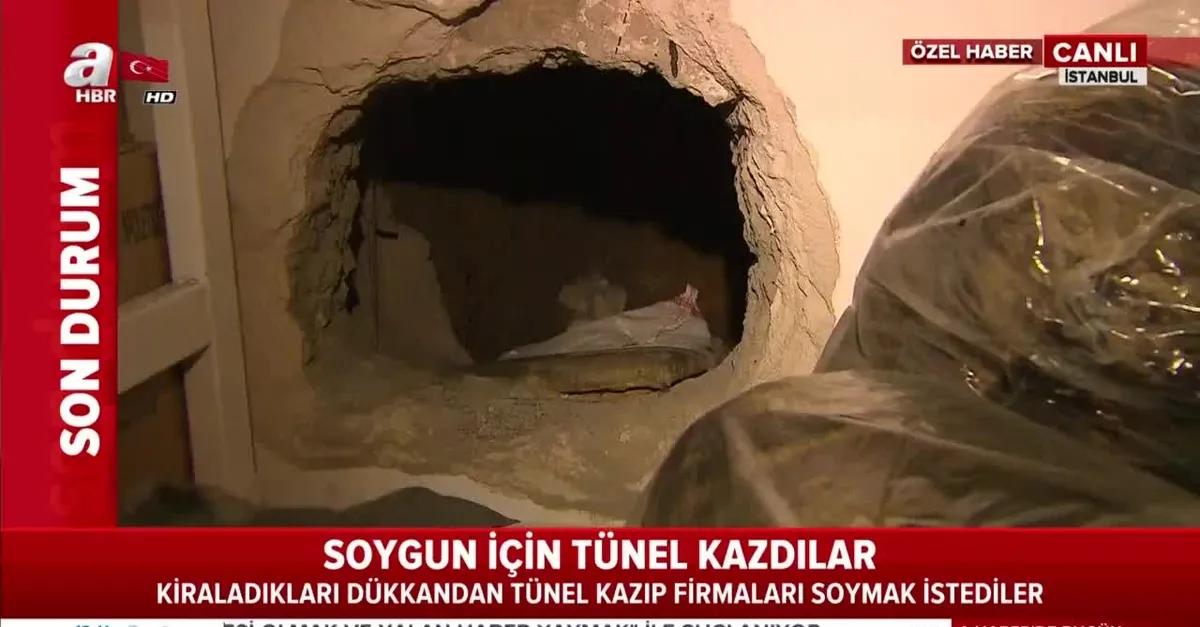 Fatih'te 55 metrelik hazine tüneli!