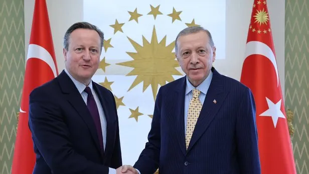 Son dakika: Başkan Erdoğan İngiltere Dışişleri Bakanı David Cameron ile görüştü