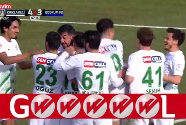 GOL | Kırklarelispor 4-3 Sipay Bodrum FK