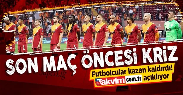 Galatasaray’da son maç öncesi kriz! Önce protesto sonra sağduyu! Takvim.com.tr açıklıyor