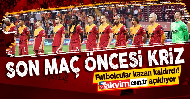 Galatasaray'da son maç öncesi kriz! Önce protesto sonra sağduyu! Takvim.com.tr açıklıyor