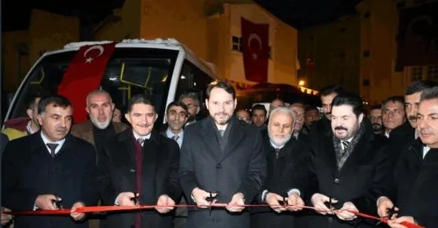 Ağrı’da 66 yeni halk otobüsü Bakan Albayrak’ın katıldığı törenle hizmete başladı