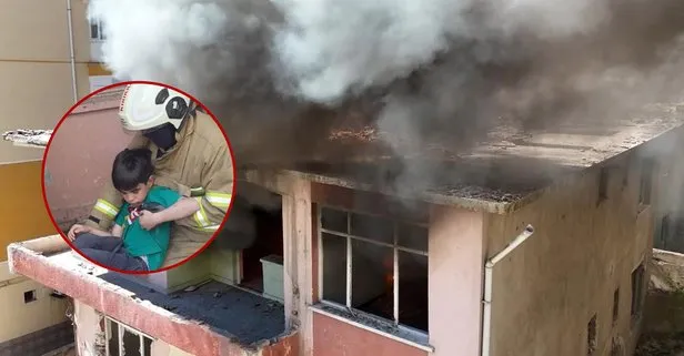 Tatbikat gerçeğini aratmadı! Enkazdaki çocuk mahalleliyi panikletti
