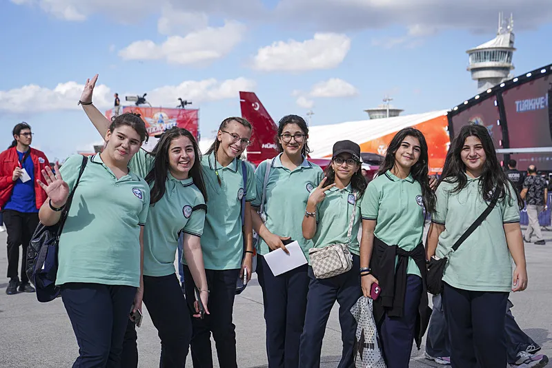 TEKNOFEST İstanbul ikinci gününde devam ediyor. (AA)