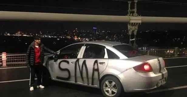 15 Temmuz Şehitler Köprüsü’nde SMA yazılı araçla eylem yapmıştı | İfadesi ortaya çıktı! Örgütle bağlantısı var mı?