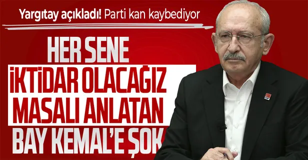 İktidar olacağı rüyasını gören CHP Genel Başkanı Kemal Kılıçdaroğlu'na şok! Yargıtay açıkladı! Parti kan kaybediyor