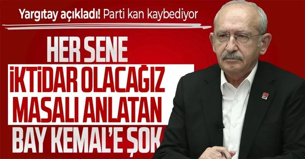 İktidar olacağı rüyasını gören CHP Genel Başkanı Kemal Kılıçdaroğlu’na şok! Yargıtay açıkladı! Parti kan kaybediyor