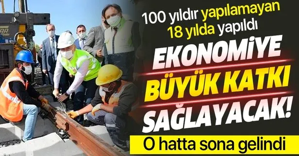 Ankara-Sivas Yüksek Hızlı Tren YHT hattında sona doğru: Ülke ekonomisine büyük katkı sağlayacak