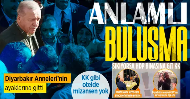 SON DAKİKA: Başkan Recep Tayyip Erdoğan Diyarbakır Anneleri ile bir araya geldi