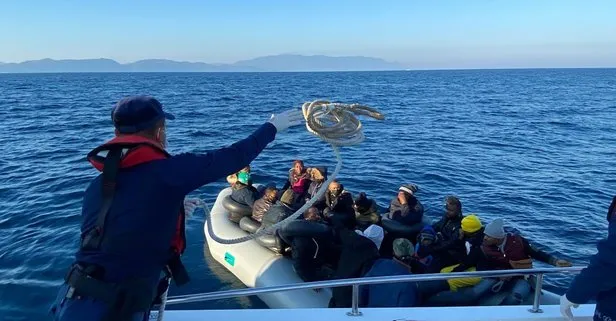 Yunanistan’ın ölüme ittiği 598 düzensiz göçmeni Türkiye kurtardı