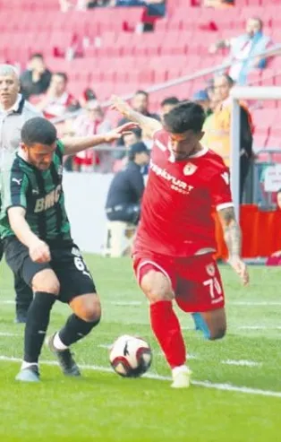Sakarya Samsun maçın İlk raundu sakarya aldı