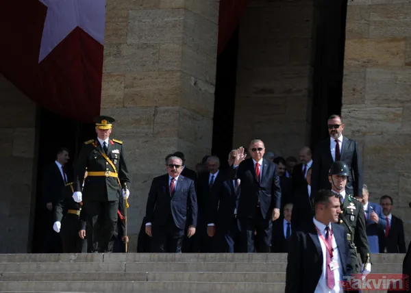 Büyük Zaferin 97'nci yıl dönümü! Anıtkabir'den özel kareler - 39