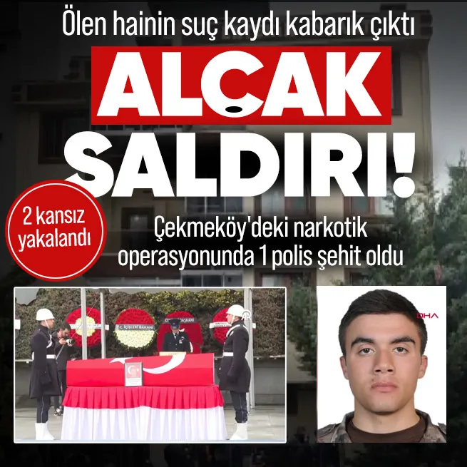 Çekmeköyde narkotik operasyonunda çatışma: 1 polis şehit oldu! Hainlerin suç dosyası kabarık çıktı