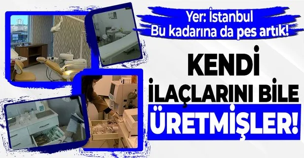 İstanbul Esenyurt’ta şoke eden görüntüler! 15 çalışanlı 4 katlı kaçak hastane! Kendi ilaçlarını bile üretmişler!