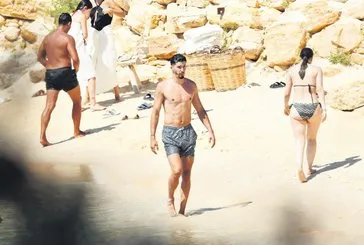 Çeşme’de dinleniyor!