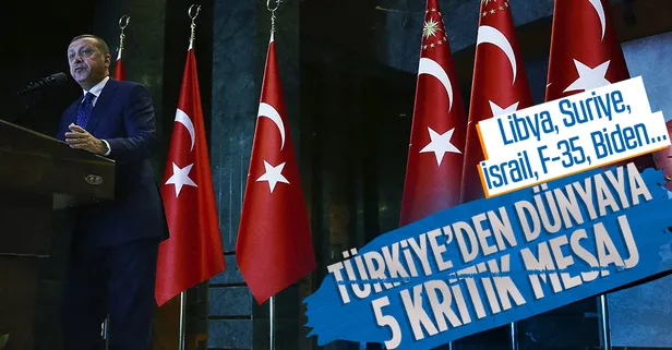 Türkiye'den dünyaya 5 kritik mesaj! Libya, Filistin, S-400 ve F-35'ler, Suriye, AB ile ilişkiler...