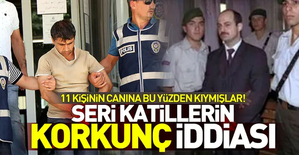 Seri katillerin korkunç iddiası