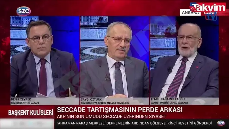 Kılıçdaroğlu’nun 'seccade' skandalına Temel Karamollaoğlu ve Ahmet Davutoğlu'ndan skandal savunma