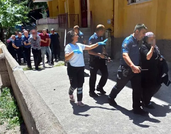 Kayseri'de korku dolu anlar: Eşinin alıkoyduğu kadını polis kurtardı!-4