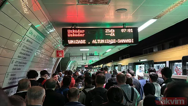 İstanbul'da sabah-akşam metro arızası: Altunizade İstasyonu'nda yoğunluk - 8