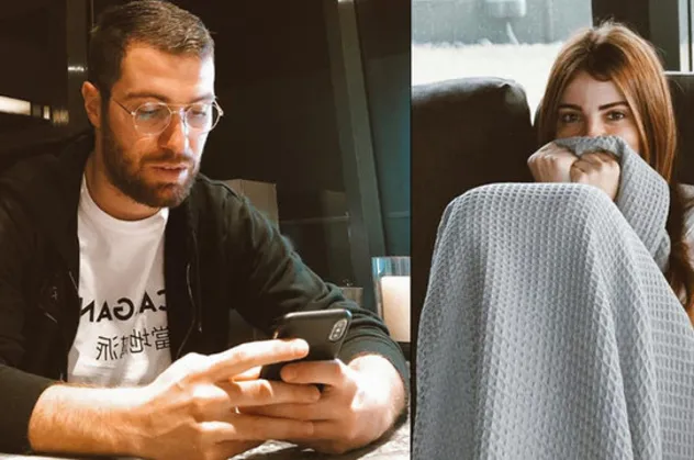 Ezgi Eyüboğlu ve Oğulcan Engin corona günlerinde de birlikte! Karantinada aşk