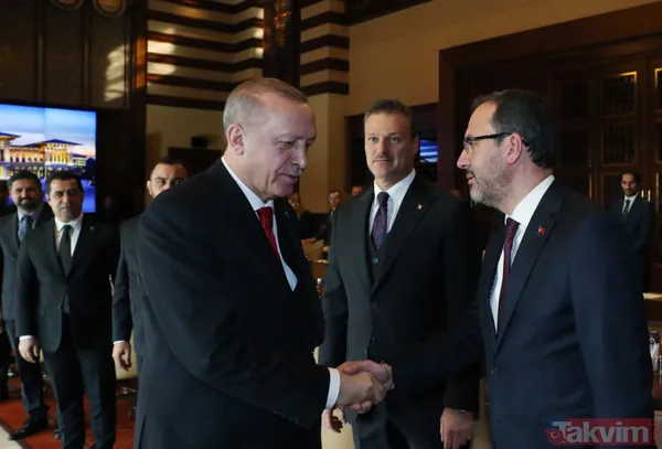 Fulbol camiası Küliye'de! Başkan Erdoğan kulüp başkanlarıyla tek tek tokalaştı - 13