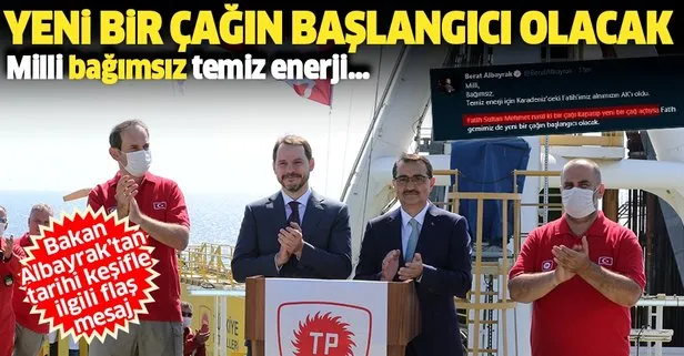 Son dakika: Hazine ve Maliye Bakanı Berat Albayrak: Fatih gemimiz de yeni bir çağın başlangıcı olacak