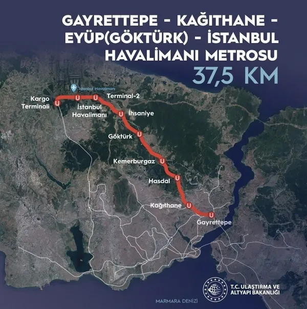 Gayrettepe-Kağıthane-Havalimanı metro hattında sona doğru! Yüzde 98'i tamam! 4 ay içinde açılacak-3