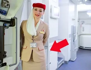 Uçaktaki hostes elini arkasına götürdü ve... Şoke eden gerçek