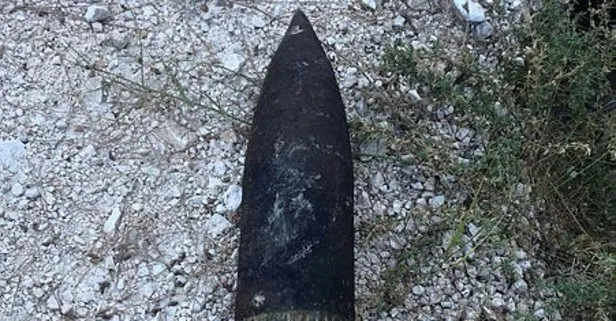 Manisa’da bulunan bir asırdır patlamamış top mermisi imha edildi