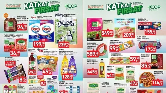 Tarım Kredi 20 - 26 Mayıs 2025 aktüel kataloğu! 27 üründe bayram gibi indirim jesti! TK Zeytinyağı 445 TL’ye düştü