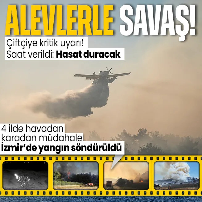 4 ilde orman yangınları! Çanakkale, İzmir, Uşak ve Muğla... Bakan Yumaklı yangınlarda son durumu açıkladı! Ölü ya da yaralı var mı?