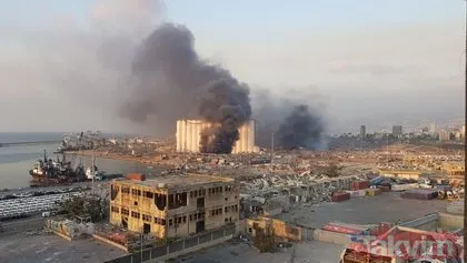 Beyrut’ta şiddetli patlama! Ortalık savaş alanına döndü...